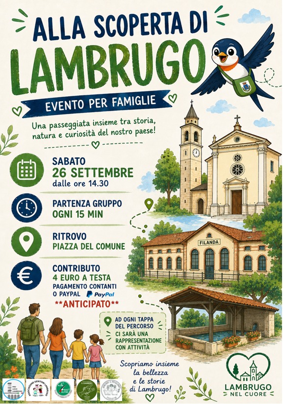 Alla scoperta di Lambrugo: un pomeriggio tra storia, natura e tradizioni per tutta la famiglia