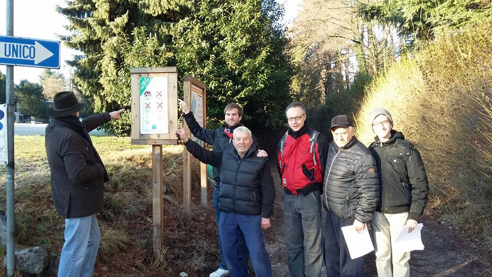 No al parcheggio in Riserva