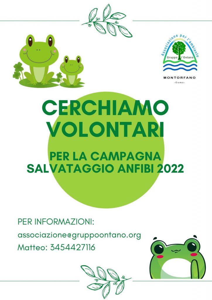 Campagna Salvataggio Rospi 2022