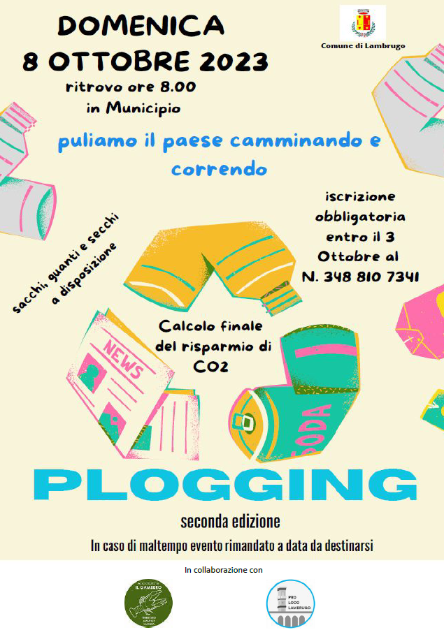 Plogging: continuiamo a raccogliere rifiuti