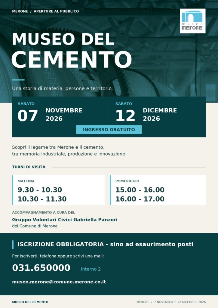 Il Gambero al fianco del Museo del Cemento di Merone! 🏛️