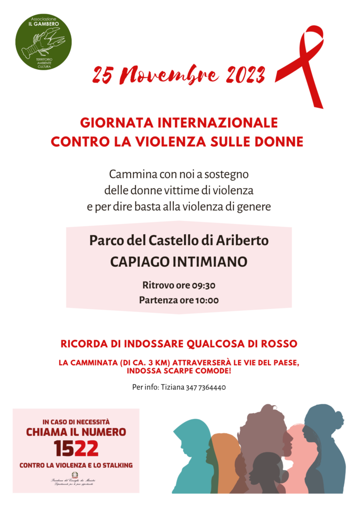 Camminata contro la violenza sulle donne