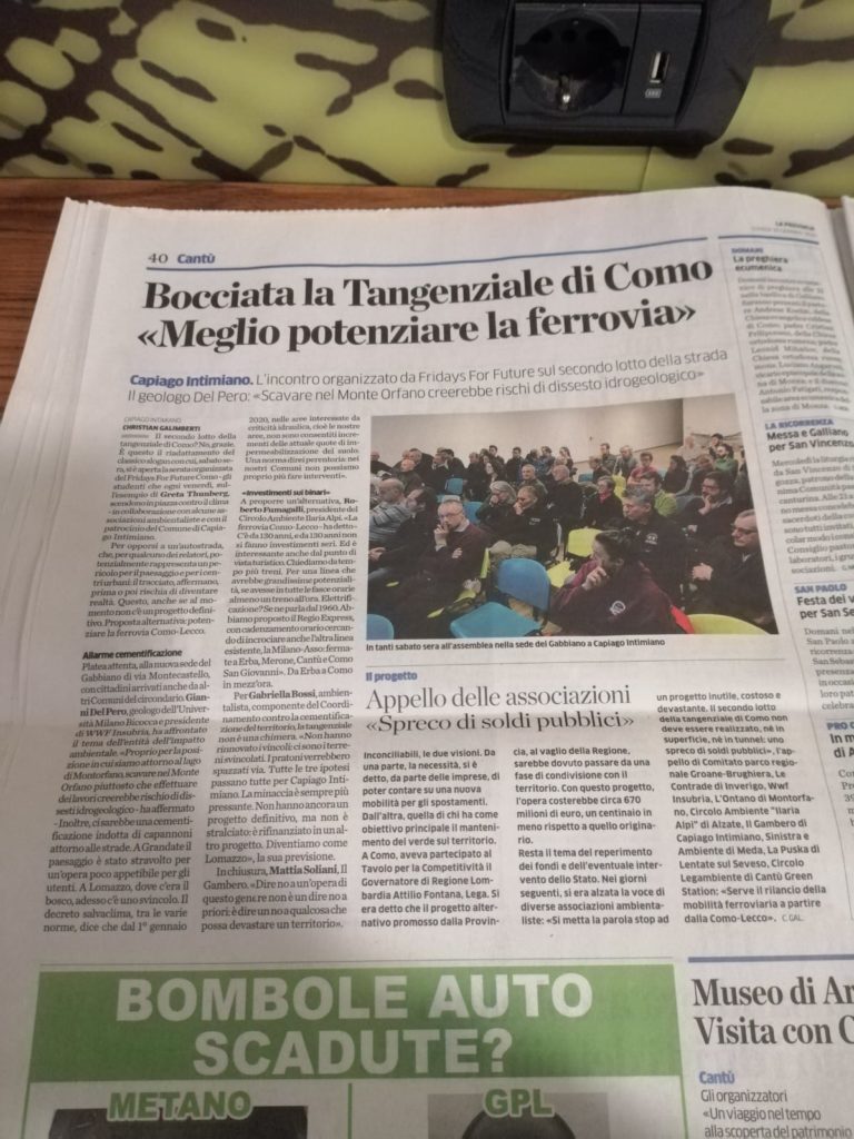 Bocciata la tangenziale di Como